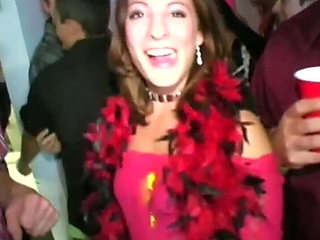 Slutty College Hoes Get Fucked Hard at Halloween Party Orgy