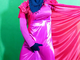 Romantic video of a beautiful local housewife