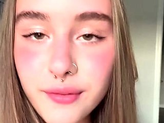 Blond teen Leah Wilde jerking a massive hard stiff