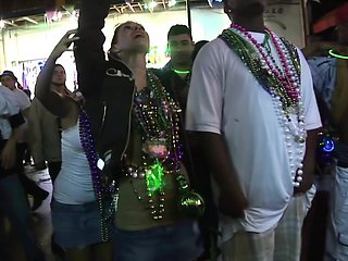 Mardi Gras Street Girls Flashing Tits And Pussy In Public New Orleans
