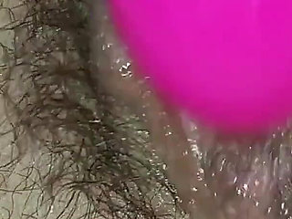Wet Hairy Pussy Masturbating with Vibrator Close up Amateur Russian Model MILF Ginnagg