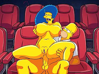 Homer simpson, creampie compilation, futa animation