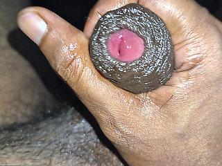 Jerking cock