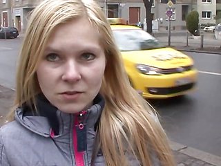 Hot German Blonde Trying Sperm