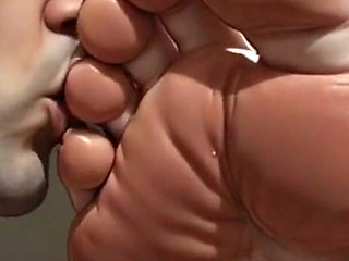 Massive Giantess BBW Foot Slave - Tiny Man Licking Her Huge Feet