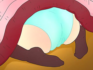 Granny Ine protruding ass attracted Grandpa Shozo's old penis in Anime ! Grandpa and Grandma Turn Young Again Hentai Cartoon