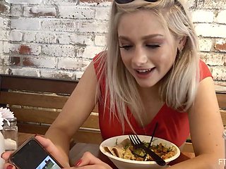 Blonde Lesbian Squirts Like a Goat with Toys