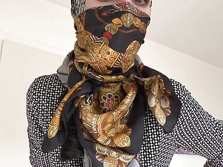 Lady Victoria Valente - Styling of Fabric Mask and Headscarf, JOI