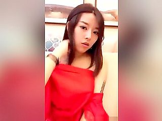 Chinese women red shirt 1