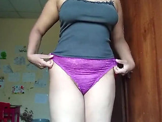 Sri Lankan Teacher Anne in Solo in Her Room