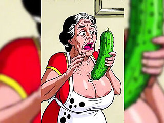 AI Cartoon MILF Shows Off Her Massive Melons
