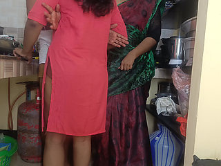 Neighbour Batchelor enjoying threesome with married women and her stepsister