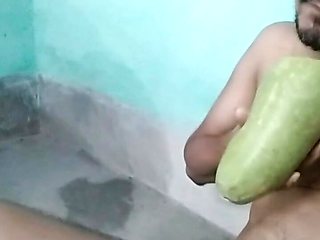 I Fucked an Ass Gourd Lonely while People Roaming around Me, Huge Moaning & Cum - the Conclusion