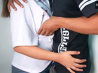 Naughty Schoolgirl Skips Class to Fuck Her Boyfriend