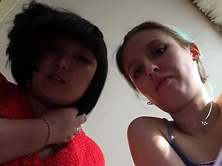 Pov amateur gf brunette takes cock