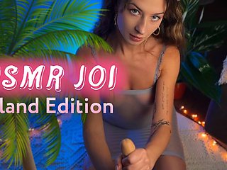 ASMR JOI. Island Petite Brunette Makes You CUM HARD Handjob. Amy Haze