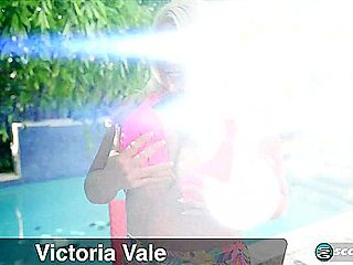 Victoria Vale`s bikini bust-out