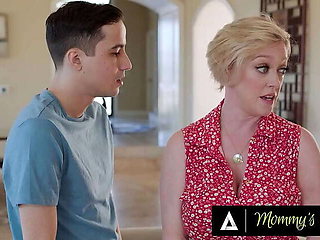 Stepmom Dee Williams Helps Her Stepson with Confidence Boost by Letting Him Fuck Her Generously