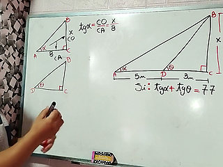 27 Trigonometry Calculate the Height and Area of the Triangle - Sexual Mathematics - Azaghal Soul