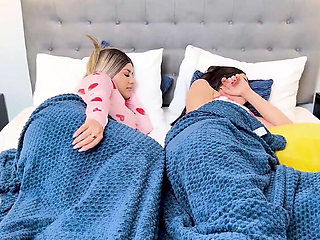Naty Delgado & Alicia Trece Get Horny in Bed and Fuck Lesbian Style