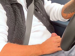 Hot on the Highway and Jerking in the Public Toilet
