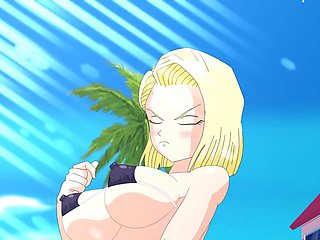 Android Quest For The Balls - Dragon Ball Part 1 - Horny Android 18 The Bikini By LoveSkySanX