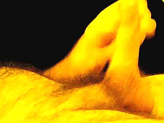 Hot spurt of white seed