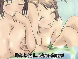 Step Sisters Sharing a Bath! Hentai Subtitled