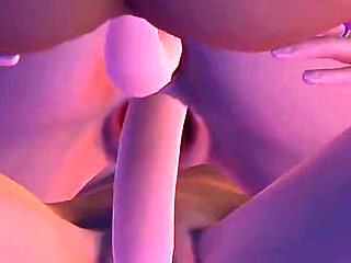 Lesbian Threesome Double Penetration with Double Headed Dildos