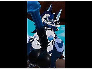 Beach Babe Furry Expansion - Huge Tits, Ass And Dick - Vrchat Erp