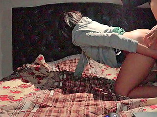 Latina Babe's First Homemade Video with Boyfriend