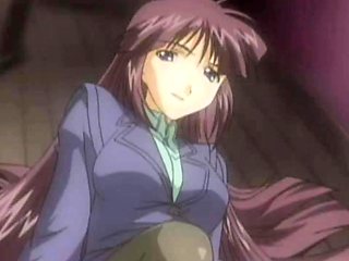 Horny anime teen rammed hard