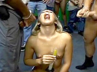 Chelsie Rae drinks 129 loads of semen!!!!