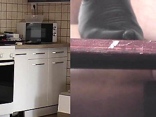Miss Douxxx Uses Her Slave's Tongue and Crush His Crotch
