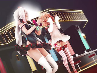 Mmd R-18 Anime Girls Sexy Dancing clip 19