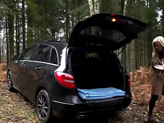 Pierced Marina Montana Takes Costas Antonis in Wild Outdoor Fuck