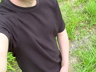 Solo Jerk in a Clearing in the Woods
