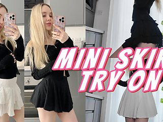 Mini Skirt Try On - Trying all my mini skirts! TRY ON HAUL