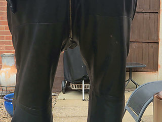 Leather Jumpsuit
