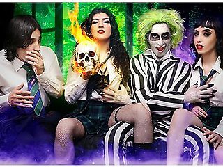 Beetlejuice Xxx Parody With Nikki Slick, Elias Cash And Anna Starr