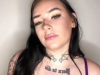 British teen talks dirty in her new lingerie