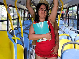 Hot Latina Teen Groped on Bus - Public Handjob & Big Cock Fun