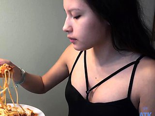 Teen Cute Italian Brunette Solo At