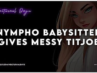 Car Toon - Babysitter Uses You & Then Makes You Cum With Her Tits Asmr Roleplay