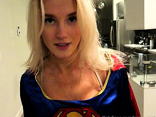 Hawt blonde Babe plays Solo in the xxx video