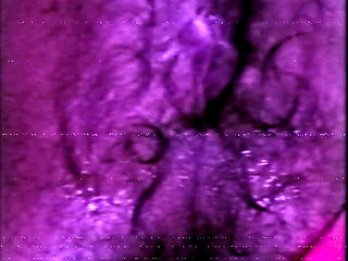 Pulsating orgasm and hole leaking lube after huge dildo session