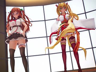 Mmd R-18 Anime Girls Sexy Dancing Clip 316