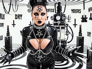 Dark Saint Astarielle EMPTY FOR SATAN CRUEL BALLS MILKING