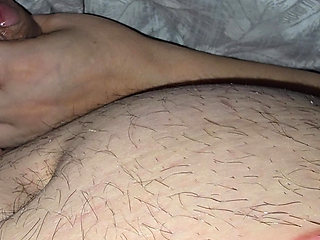 Step Mom Helping Step Son Get Out the Nasty White Stuff