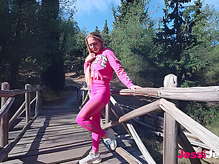 Fitgirl With Led Ass Plug In Park Did Deepthroat And Hard Anal With Cum Twice And Squirting Jessijek